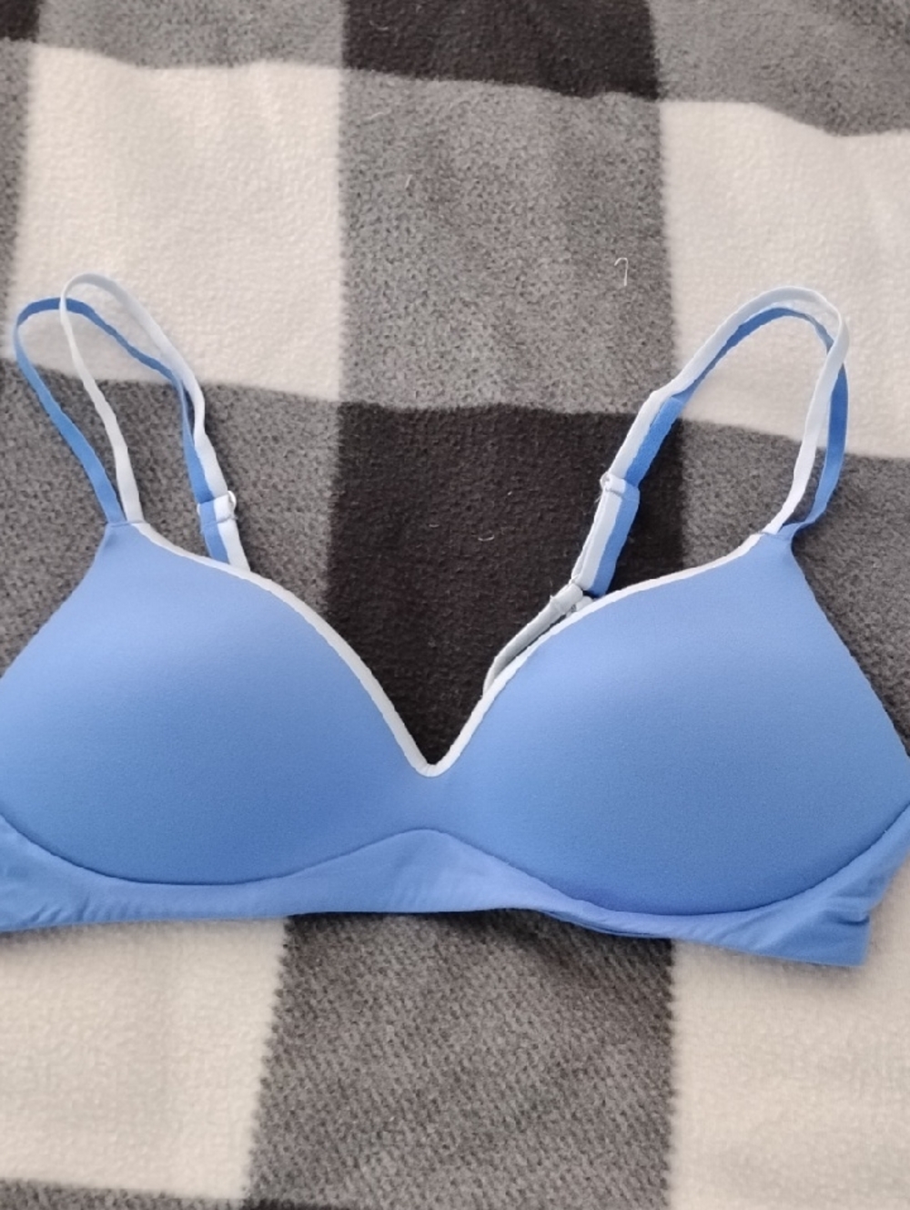 Aerie Blue Sunnie Wireless Pushup Bra Never Worn
